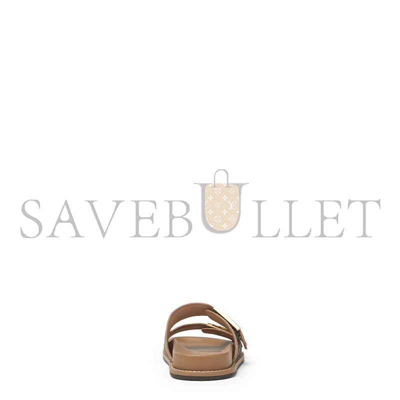 F**di feel brown ff fabric slides 8x8326aegvf1hhg